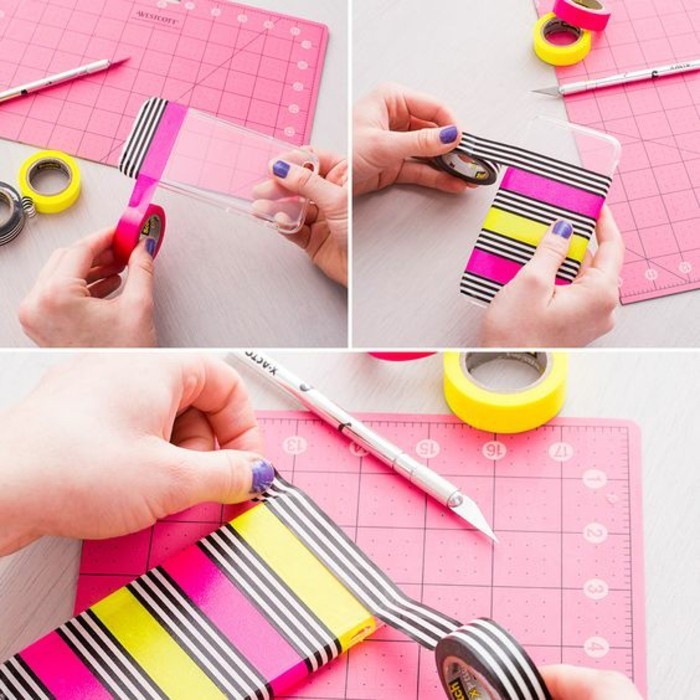 1-handyhulle-yourself-make-handyhulle-usted mismo-hacer-con-cinta de color