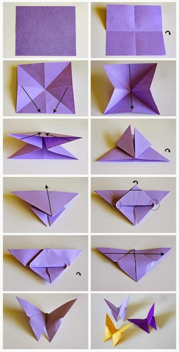17-wanddeko-make-itse-veneet template-perhonen make-violetti-origami-butterflies-