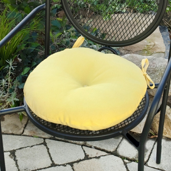 מושב צהוב כרית