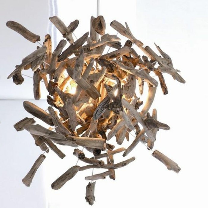 3-מעצי סחף מנורה-צל-מ-עץ-אור-מוצק DIY-חוט