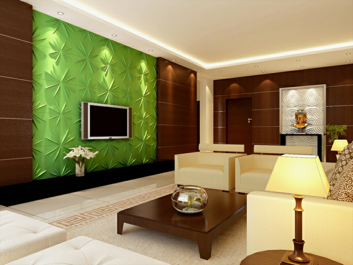 Panneaux muraux 3D-salon-design-salon-set-mur télévision panneaux-tv-mur-mur