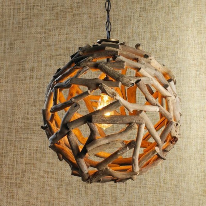 4-Driftwood दीप diy-छाया-खुद-मेकअप गेंद प्रकाश खुद-मेक
