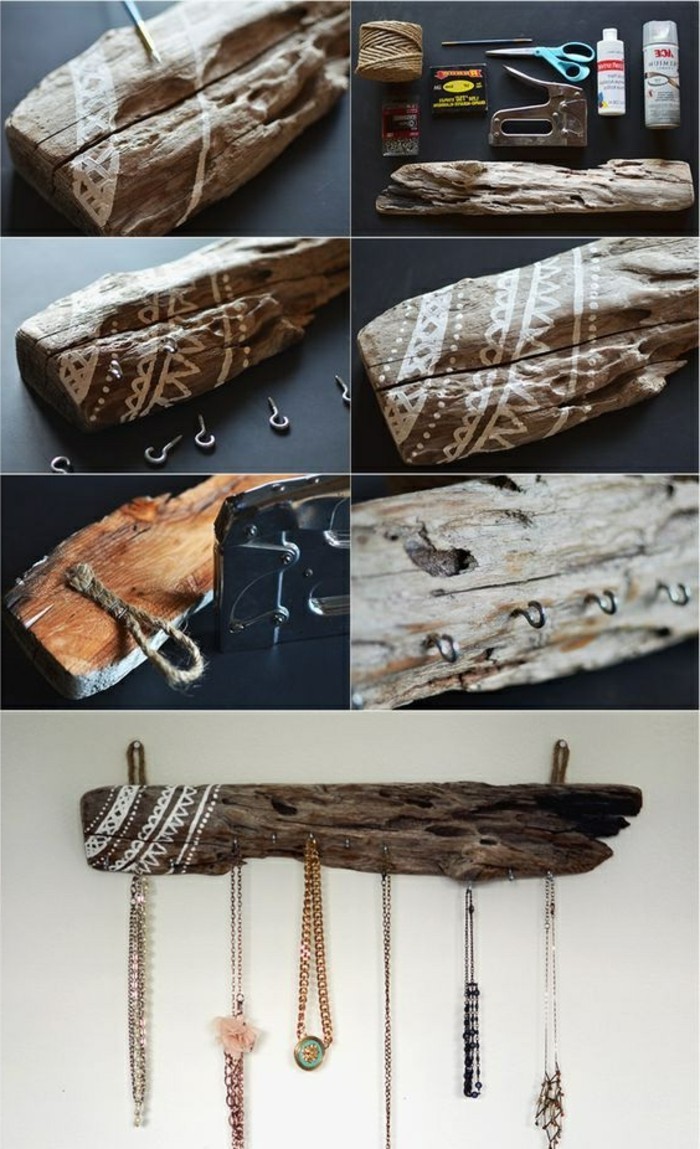 diy रचनात्मक 6 टिंकर-साथ-Driftwood-हुक-से-लकड़ी अपने आप को लेने की