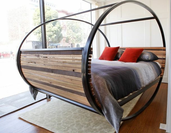 स्कैंडिनेवियाई शैली में सुपर असाधारण बिस्तर डिजाइन