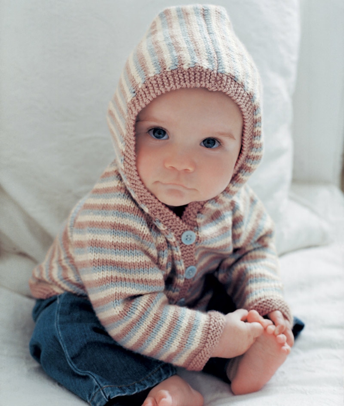 Μωρό stricken- πουλόβερ