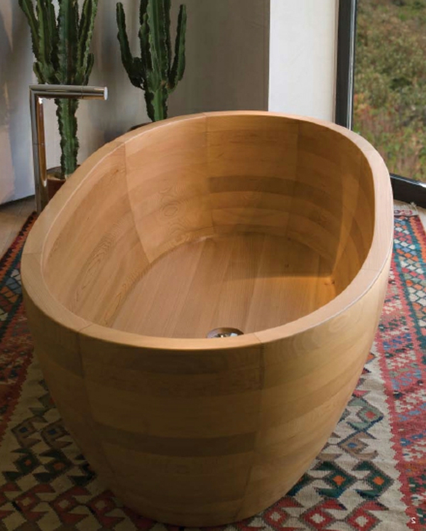 बाथटब-लकड़ी नए मॉडल आधुनिक कला