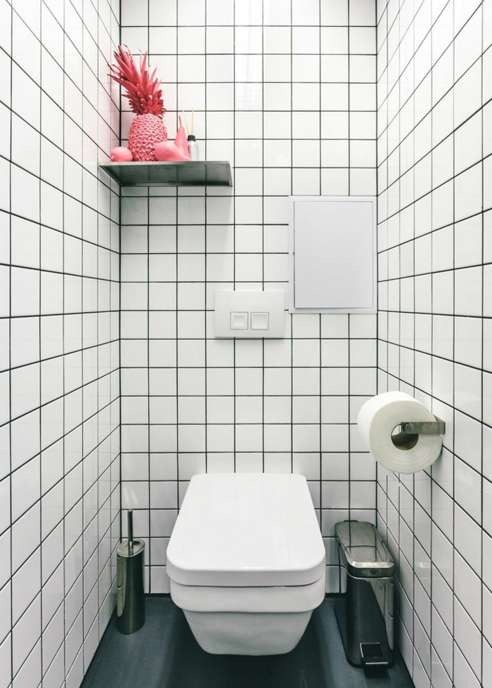 बाथरूम सजाने विचारों गुलाबी सजावट रंग का फल