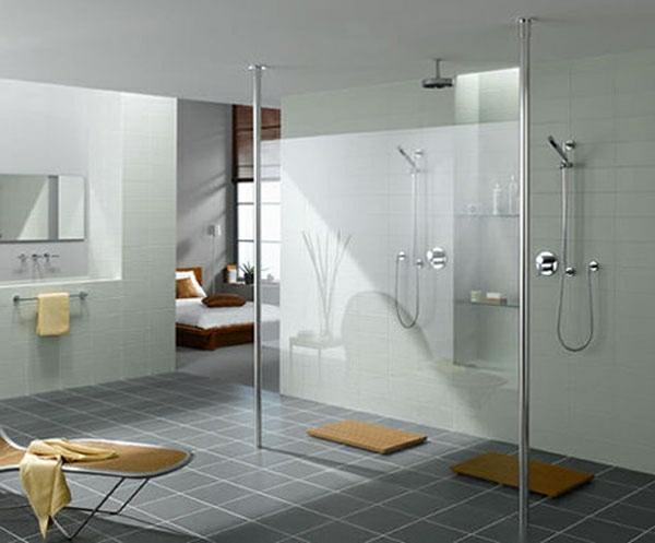 salle de bains-simple, noble gris-blanc