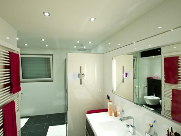 חדר רחצה פרטי הביתה - רעיונות עיצוב חדר האמבטיה הדלקת-by-the-תקרה