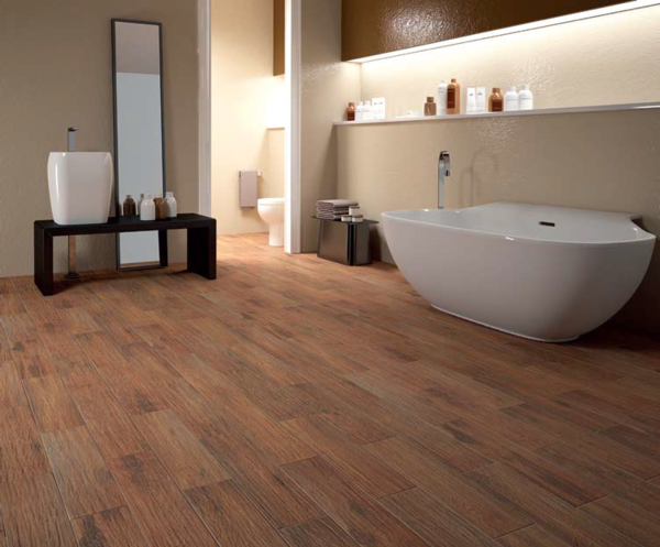 浴室的想法瓷砖木材看起来室内设计理念木看瓷砖