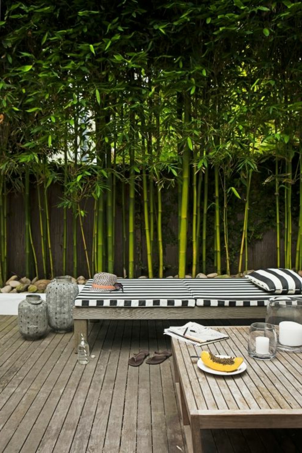 Bambu terassi suunnittelu ideoita