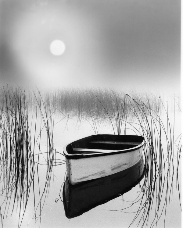 אגם Boot צילום בשחור לבן