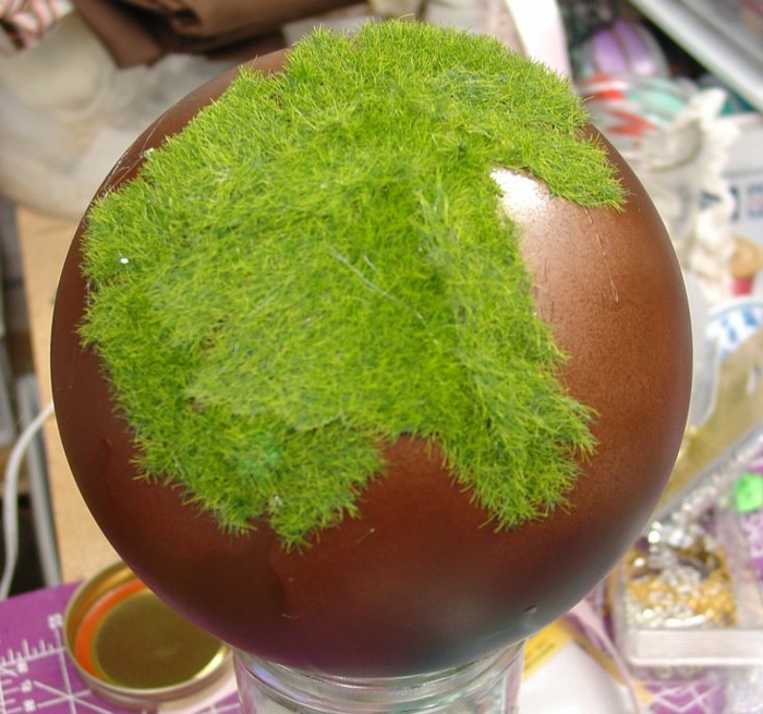 装饰苔藓样一个球苔藓是造