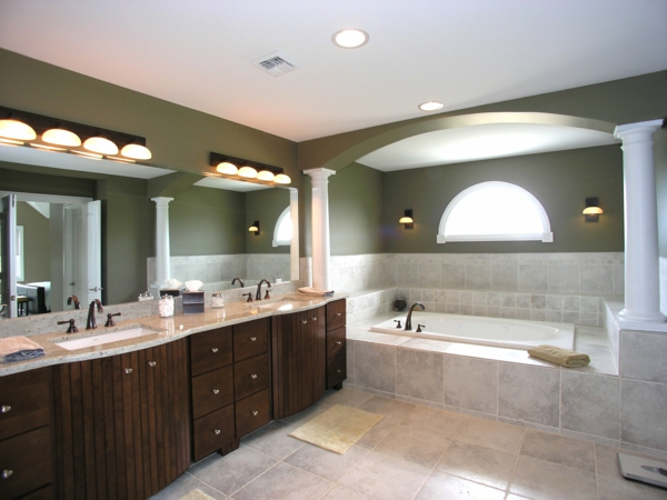 Дизайн идеи ултра-пра-интериорен дизайн в осветлението на тавана баня