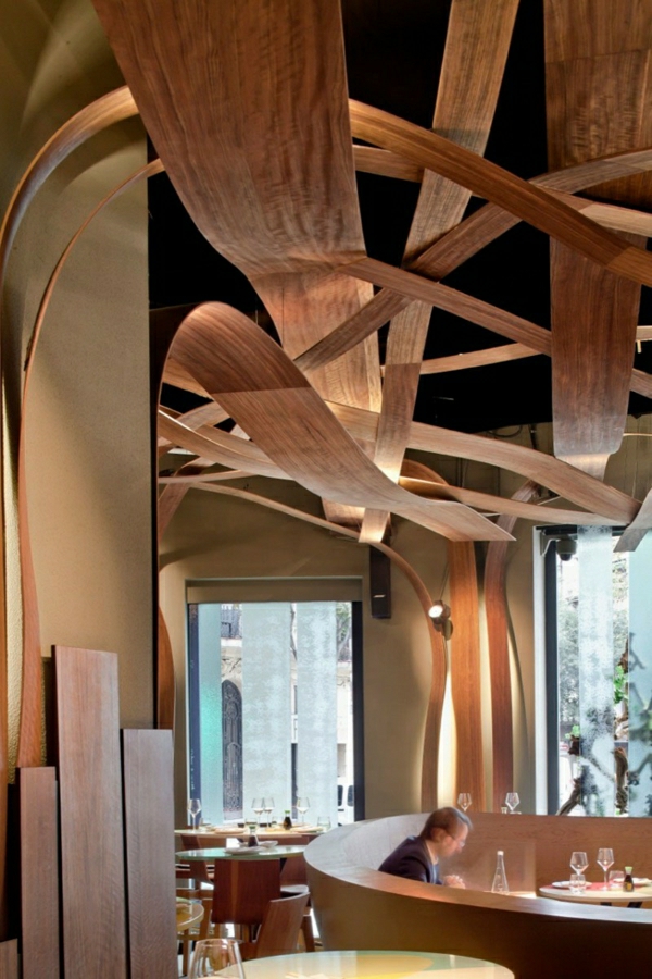 Diseño de techo-restaurante-ESPAÑA-