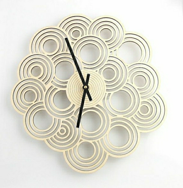 -Designer mur horloge pour-un-originale-Wanddeko