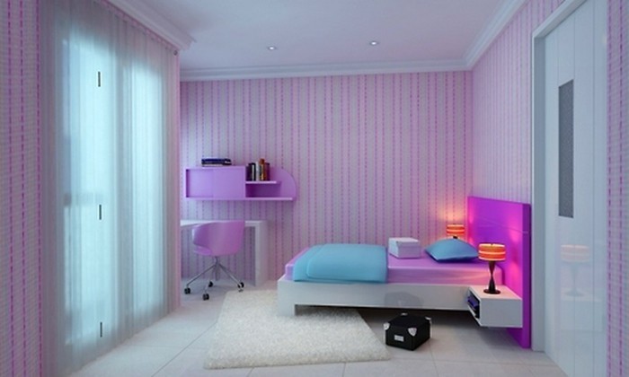 רעיונות-קטן רהוט חדרים עם תאורת LED