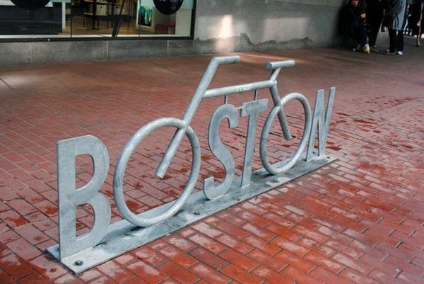 Pyörätelineet Boston alkuperäisen suunnittelun
