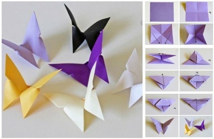 如何折叠蝴蝶在-一些步骤