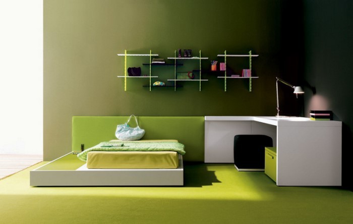 颜色为卧室绿色-A超设计
