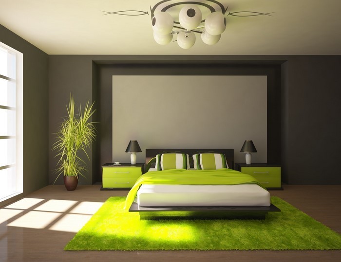 颜色为卧室绿色-A-引人注目设备