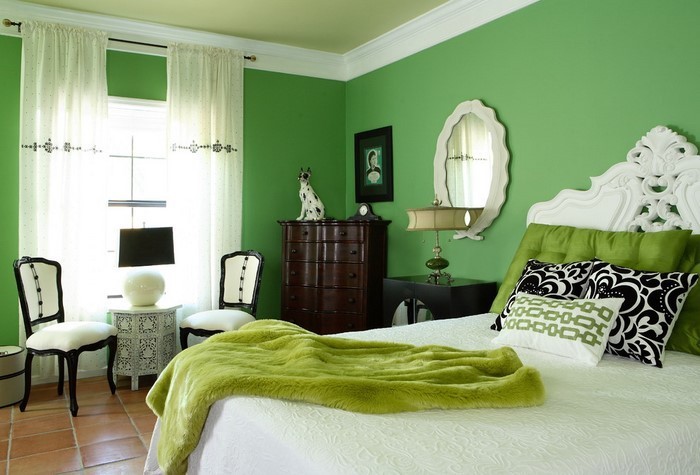 颜色为卧室绿色-A-华而不实的设计