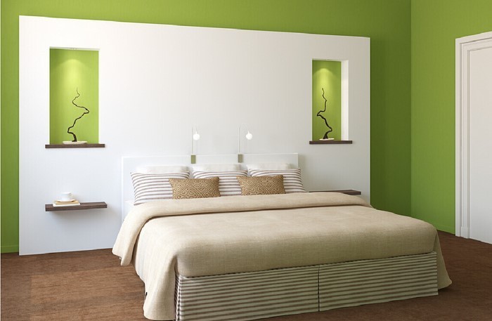 颜色为卧室绿色-A-创造性的决定