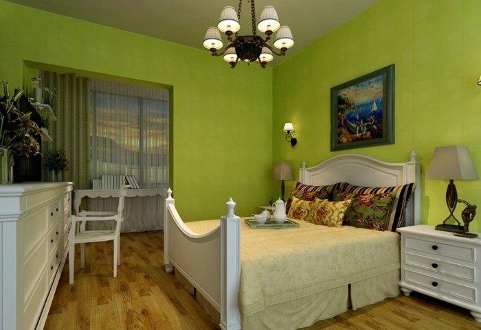 颜色为卧室绿色-A-伟大的设计