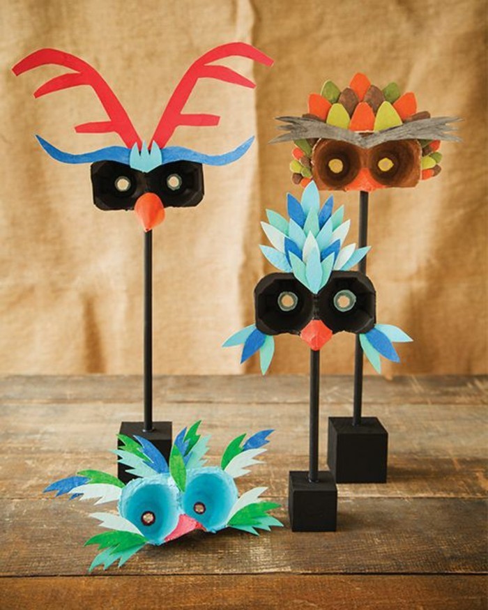 Máscara del carnaval pájaros Tinker-extraña