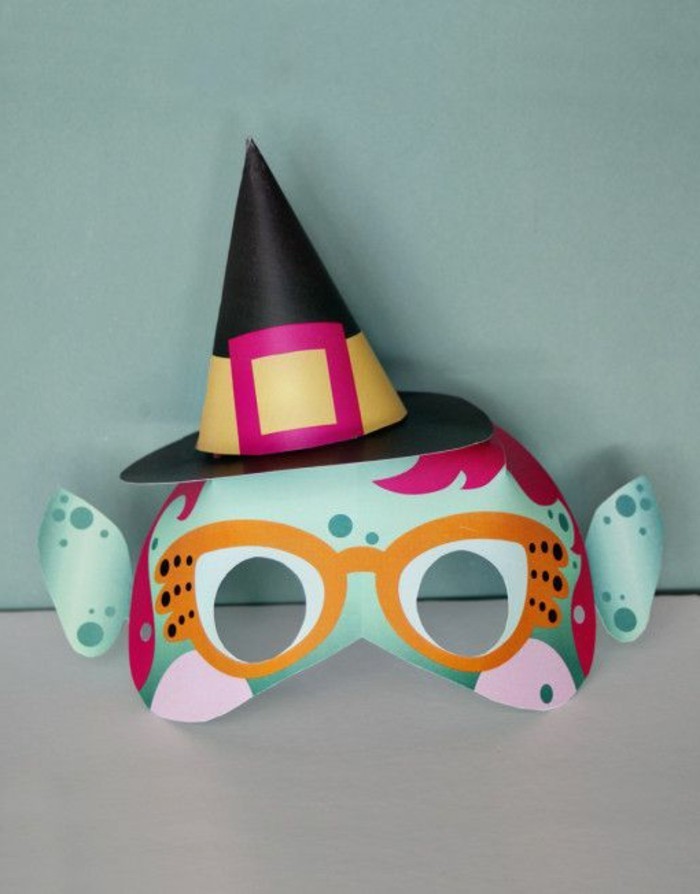 Carnival mask Tinker-like Sorcière avec des lunettes