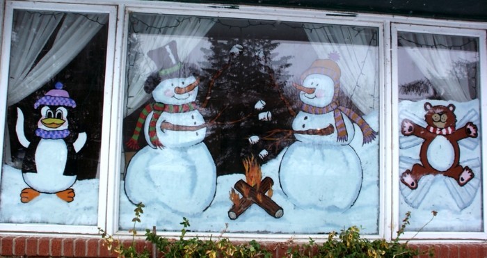iloksi ikkunat tapetti Christmas-to-