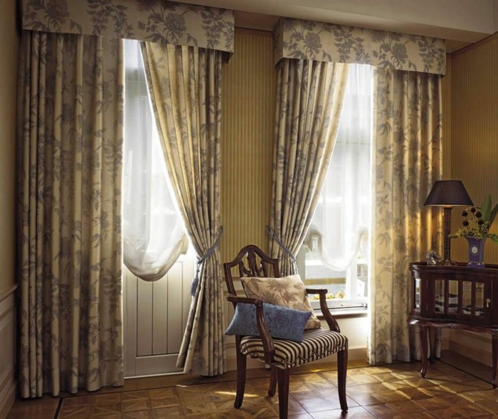 窗帘装饰的想法边境，rounded-