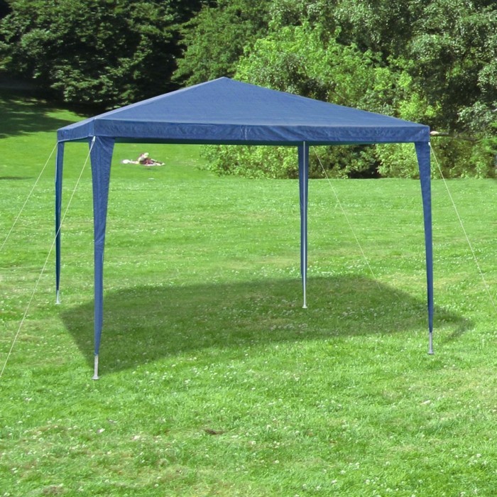 Puutarha teltta-in-dukler-sininen väri