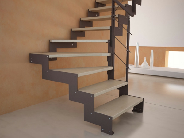 Demi-tour-escalier design vivant design idée