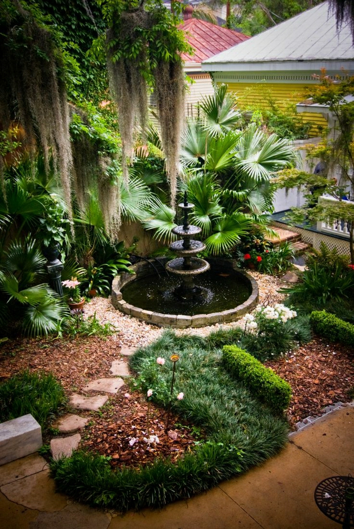 храсти House Garden Palm цветна градина Fountain