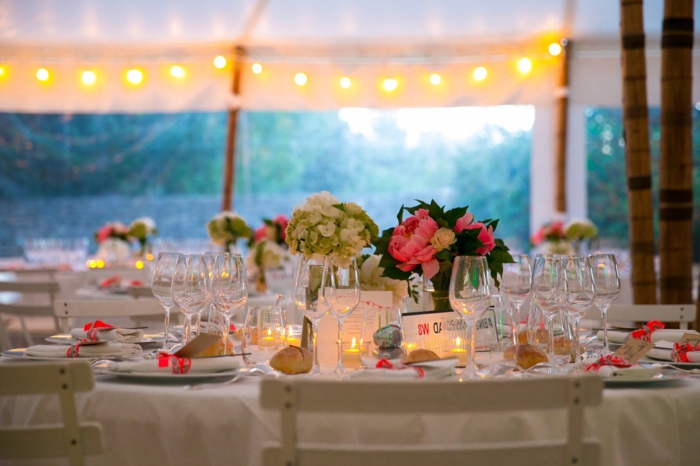 Esküvői asztaldísz-gyertya-és világítás