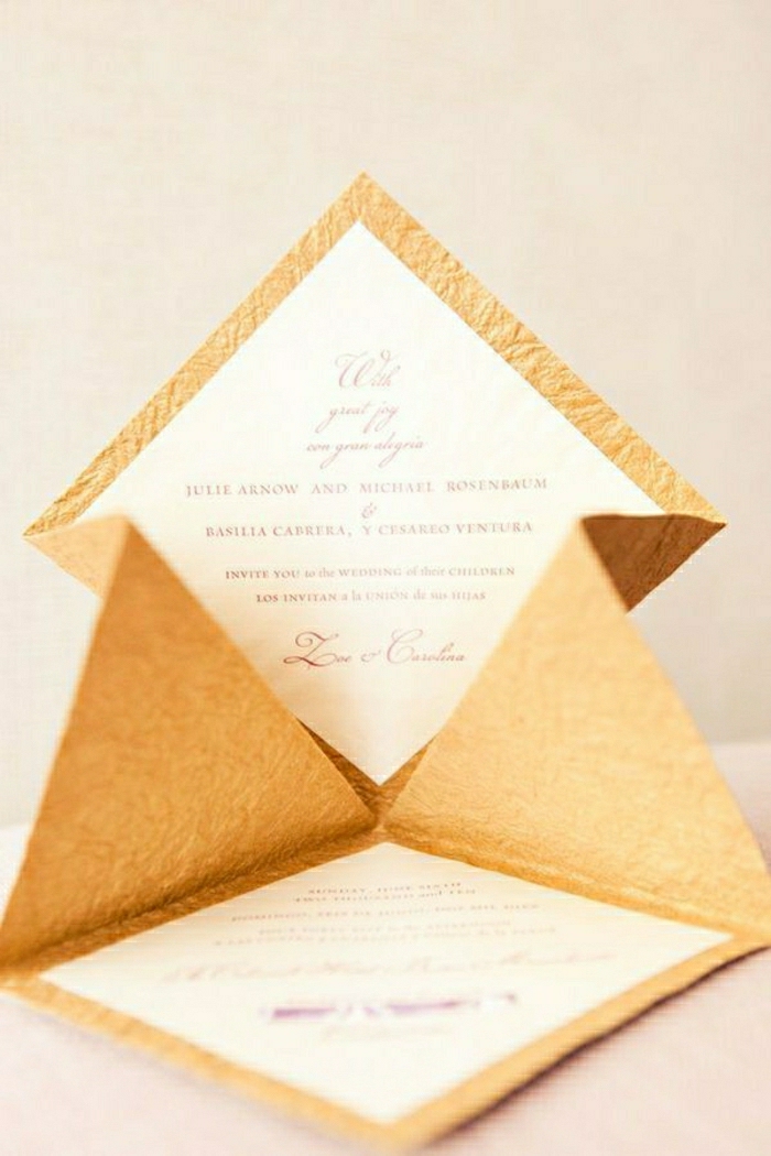 Προσκλητήριο γάμου-πρωτότυπο-ιδέα-ασυνήθιστο σχήμα ωραία λεπτή σχεδίαση