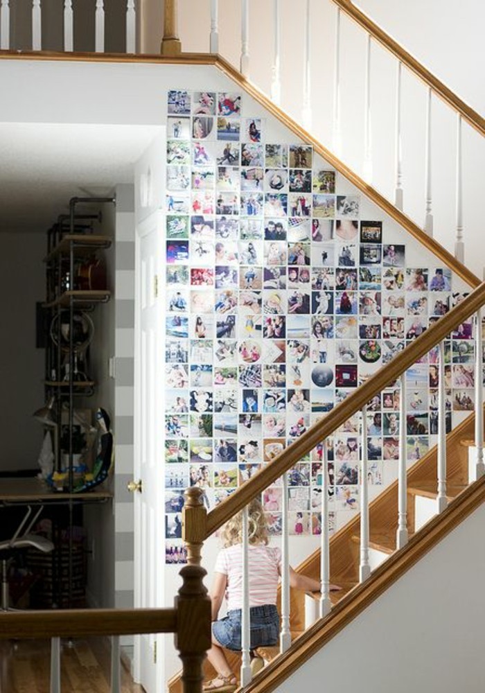 Las ideas de pared Fotos en-escaleras-sala-de-la-pequeño-hijos