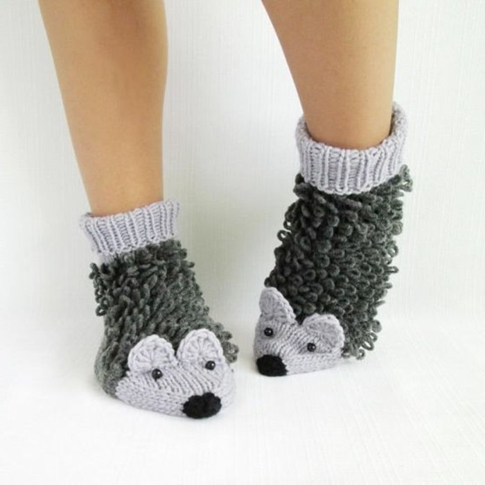 tejer erizo-Tinker-as-a pequeña sock-