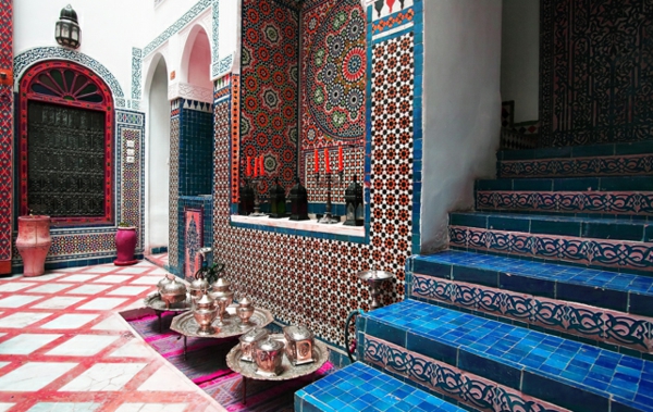 Πλακάκια εσωτερικού σχεδιασμού με μαροκινή σχεδιασμό
