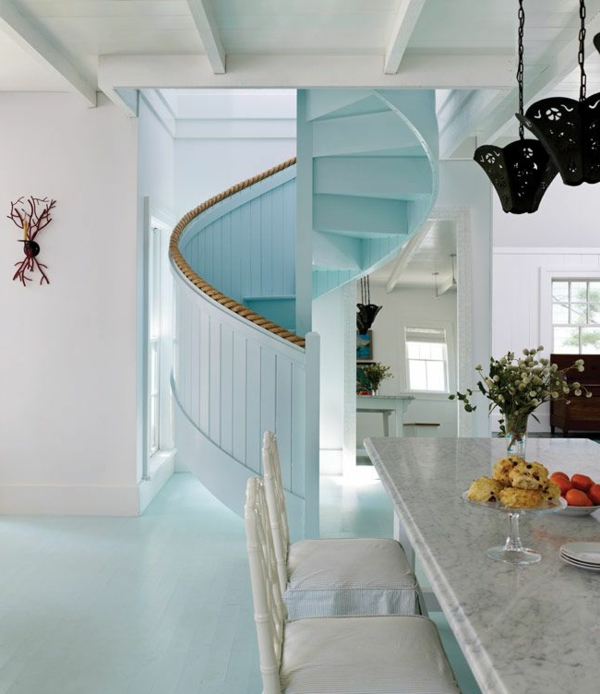 -Interior डिजाइन विचारों-सर्पिल सीढ़ी-साथ-एक मूल-Design--