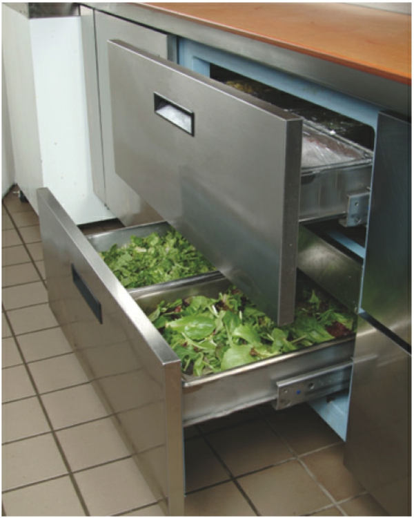 冰箱与 - 抽屉厨房设计理念现代设计