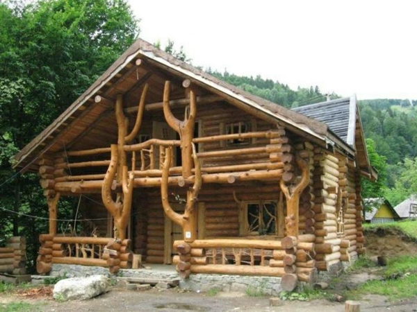 البيوت الخشبية الكندية فكرة المعمارية