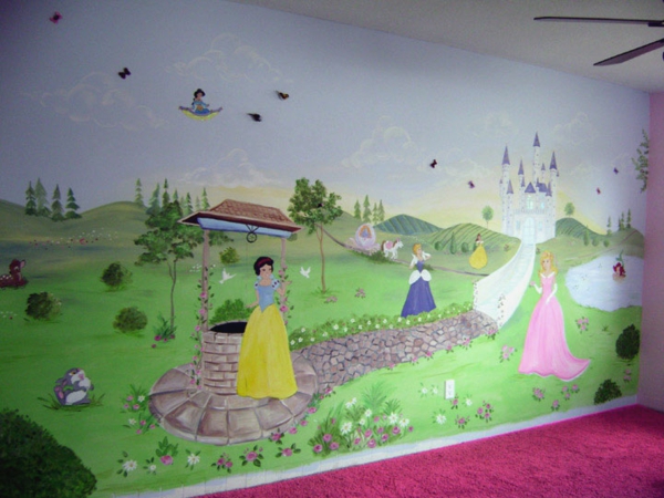 קירות Nursery נסיכה Styler