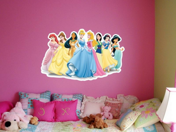 murs-maquillages autocollant princesses Nursery