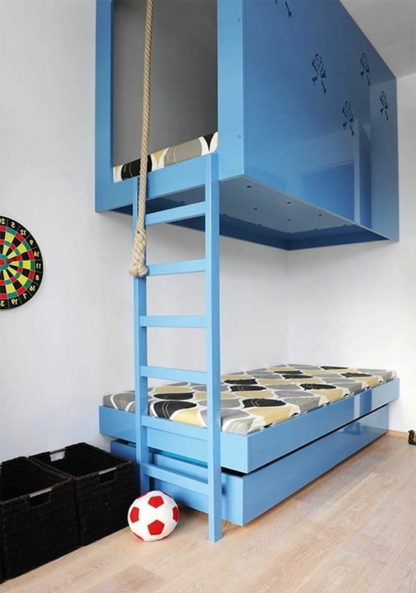 Creative lits-avec-escalier-en-Bleu