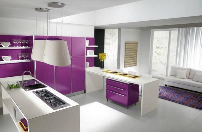 cocina-en-púrpura-set-a-increíble-decoración