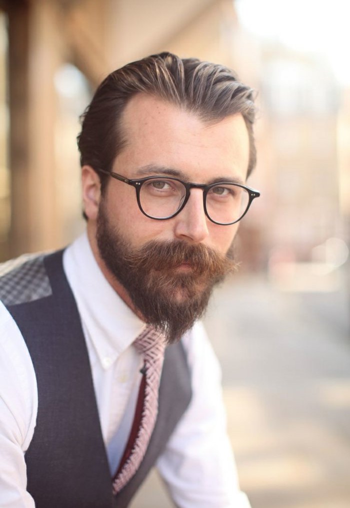Man nerd-lunettes-vêtements pour hommes style élégance