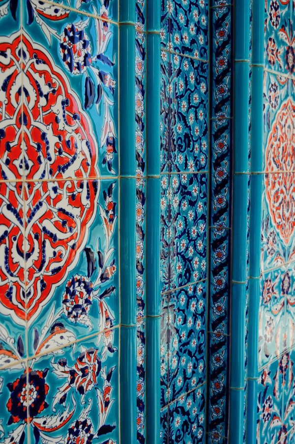 Μαροκινό στιλ κεραμίδια-in-Μπλε