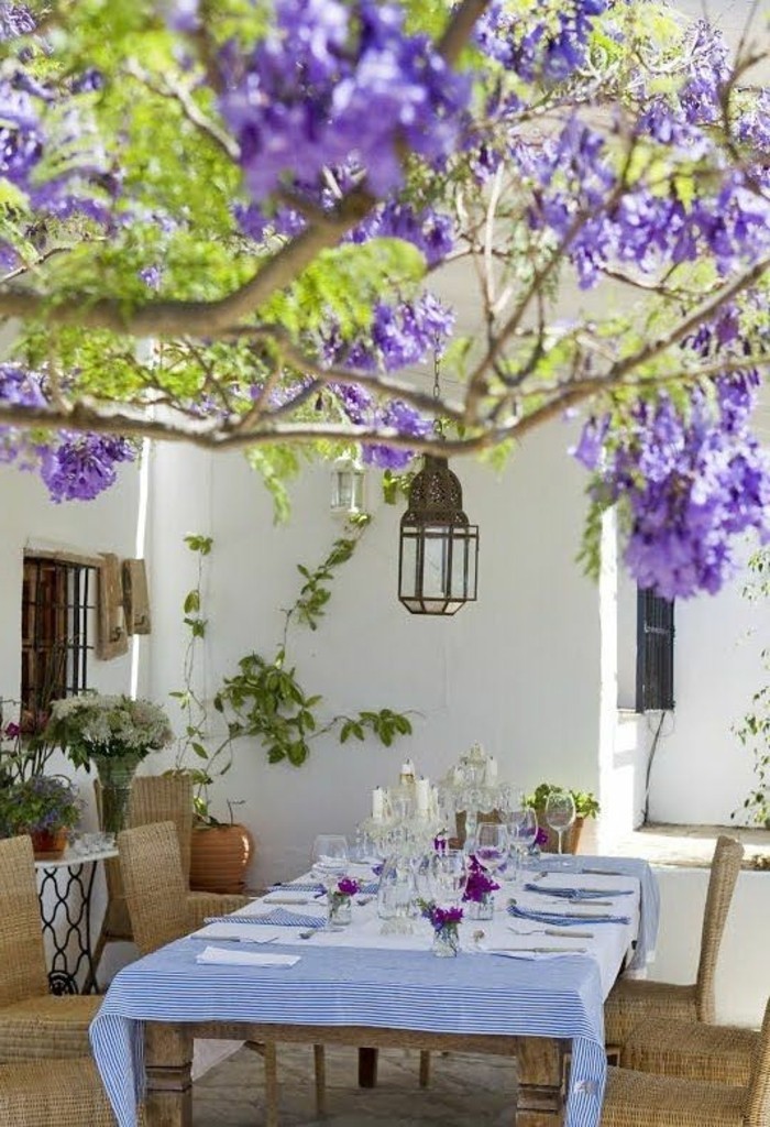 Ideas-en-el-patio mediterráneo de decoración